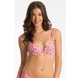 Prettysecrets Pretty Pink Floral T-Shirt Push Up Bra