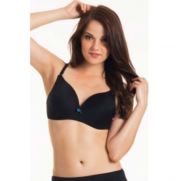 Enamor Black High Spirits Padded Non-Wired Multiway Bra