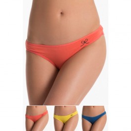 Prettysecrets Navy Yellow Orange Bikini (Pack Of 3)