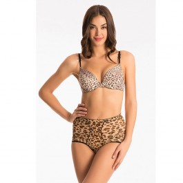 Prettysecrets Brown Leopard Tummy Tucker