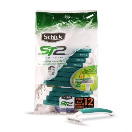 Schick Slim Twin Disposable Razors