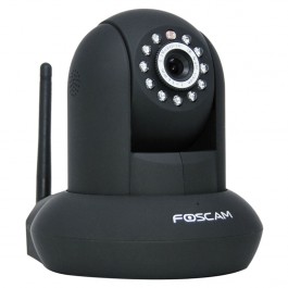 Foscam FI8910W Pan & Tilt IP/Network Camera with Two-Way Audio and Night Vision (Black)