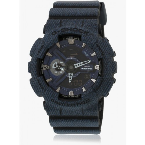 Casio G-Shock Ga-110Dc-1Adr (G636) BlueBlue Analog & Digital Watch