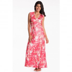 Prettysecrets Cherry Floral Long Nightdress