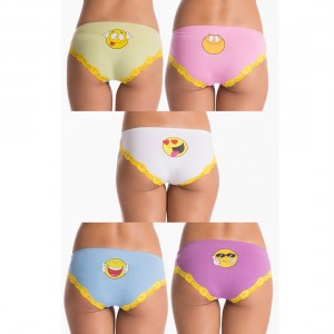 Prettysecrets “The Smiley Bikini Panty” Pack Of 5
