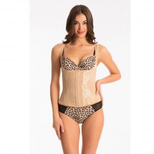 Prettysecrets Nude Scallop Lace Corset