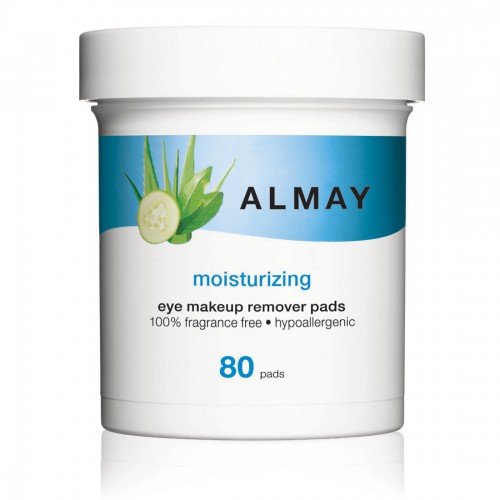 Almay Moisturizing Eye Makeup Remover Pads (80 Pads)