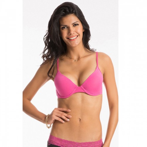 Prettysecrets Vibrant Fuschia Comfy-Fit T-Shirt Bra