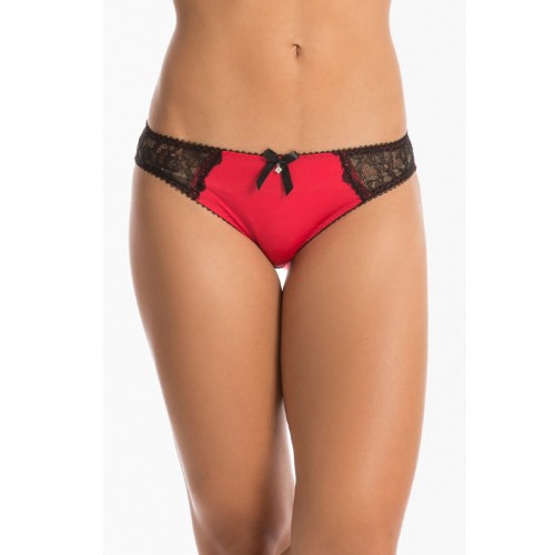 Prettysecrets Coral Blaze Lacy Bikini